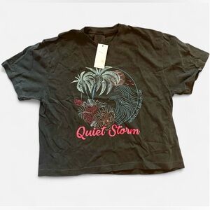 Quiet Storm Tropical Logo Tee